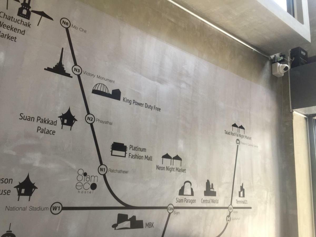 Siam Eco Hostel Bangkok Dış mekan fotoğraf